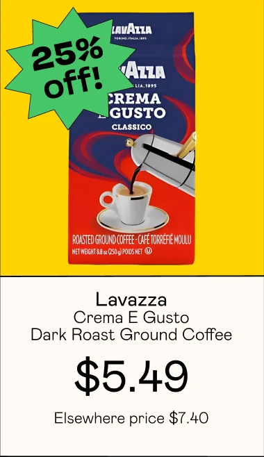 Crema E Gusto Dark Roast Ground Coffee