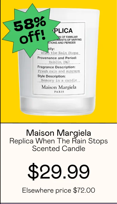 Replica When The Rain Stops Scented Candle
