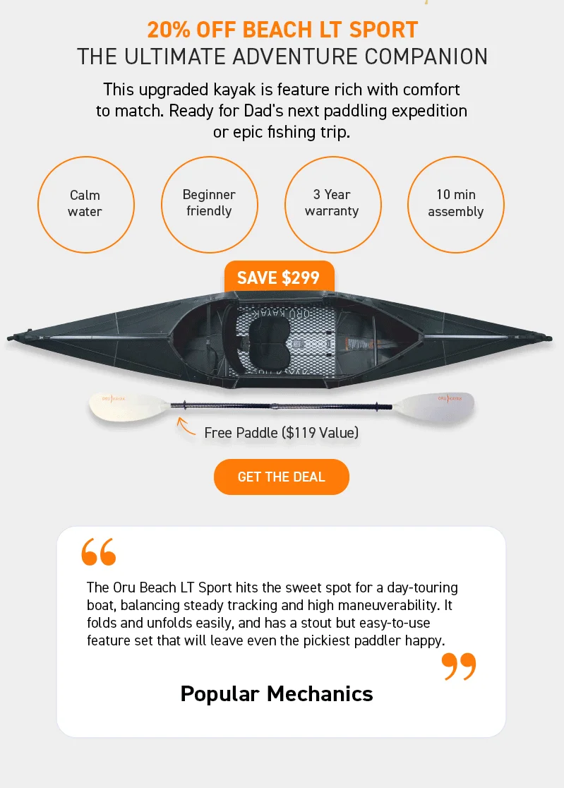 20% OFF BEACH LT SPORT: DAD'S ULTIMATE ADVNETURE COMPANION