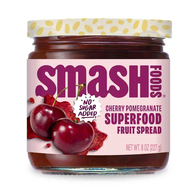 Upcycled Superfood Jam, Cherry Pomegranate, 8 Oz