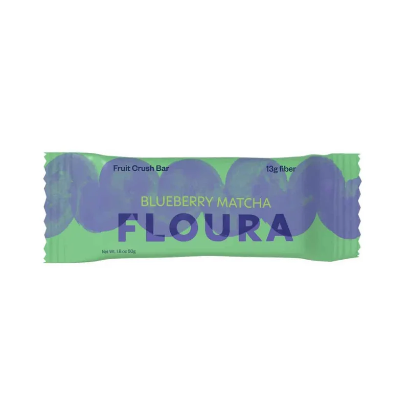 Fruit Crush Fiber Bar, Blueberry Matcha, 1.8 Oz