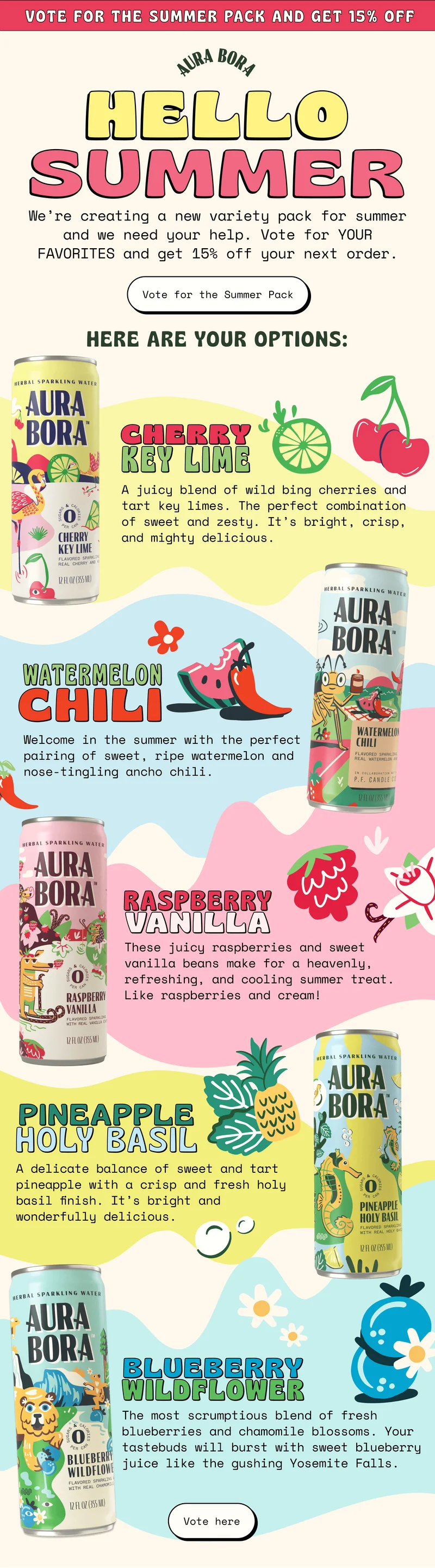 aura bora summer pack vote