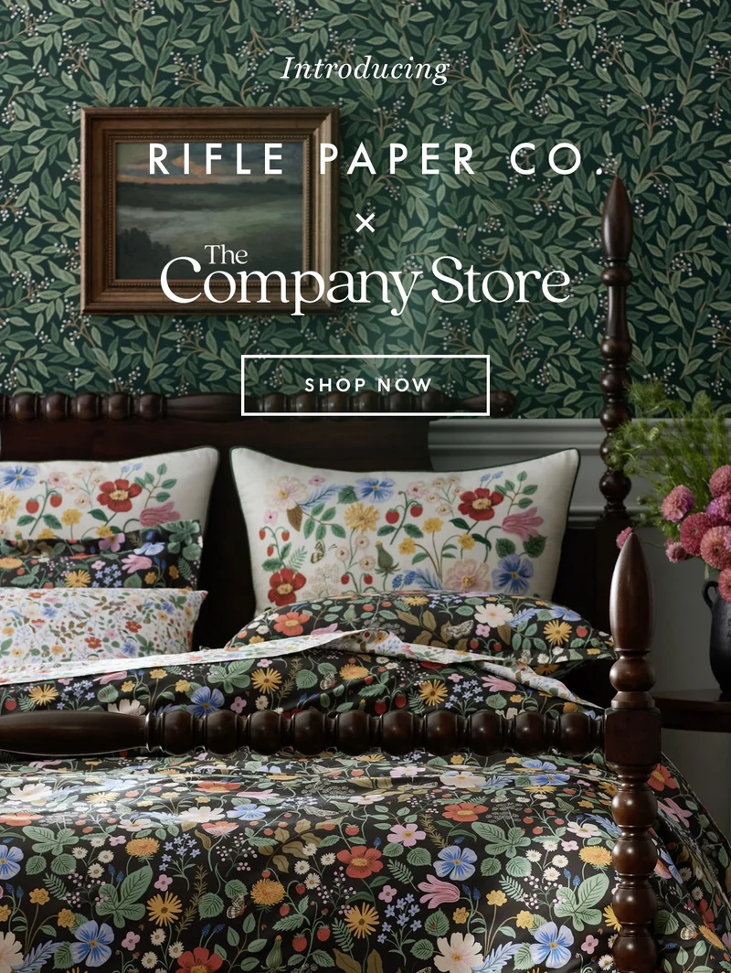 Rifle Paper Co. x The Company Store Collaboration