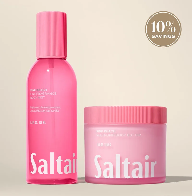 Pink beach duo