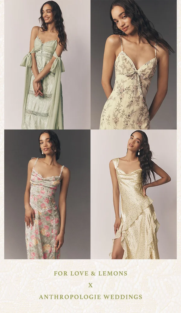 for love and lemons x anthropologie weddings