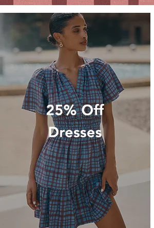 25% off dresses