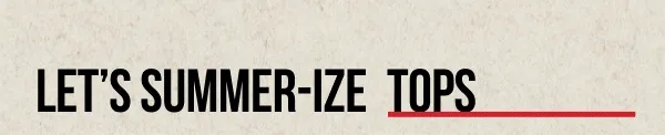 Let's Summer-ize