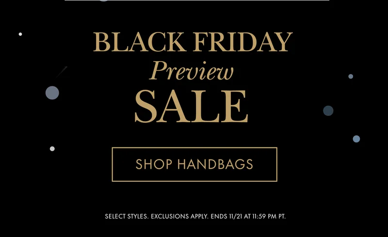 Black Friday Preview Sale