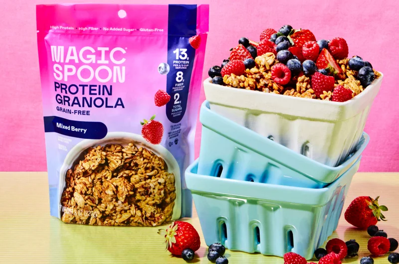 We shook things up and created a high-protein, delicious granola with 2g sugar per serving!