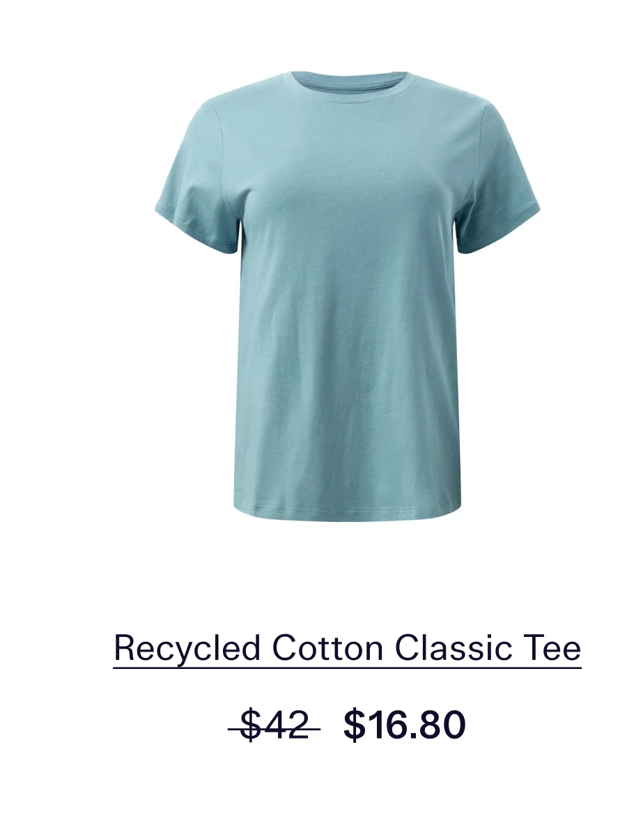 Recycled Cotton Classic Tee