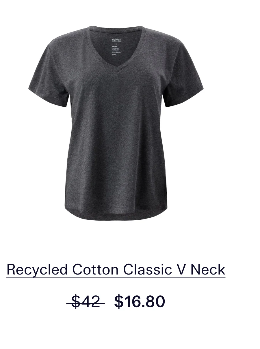 Recycled Cotton Classic V-Neck