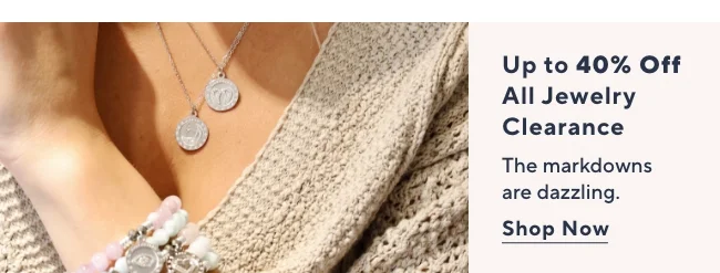 jewelry clearance