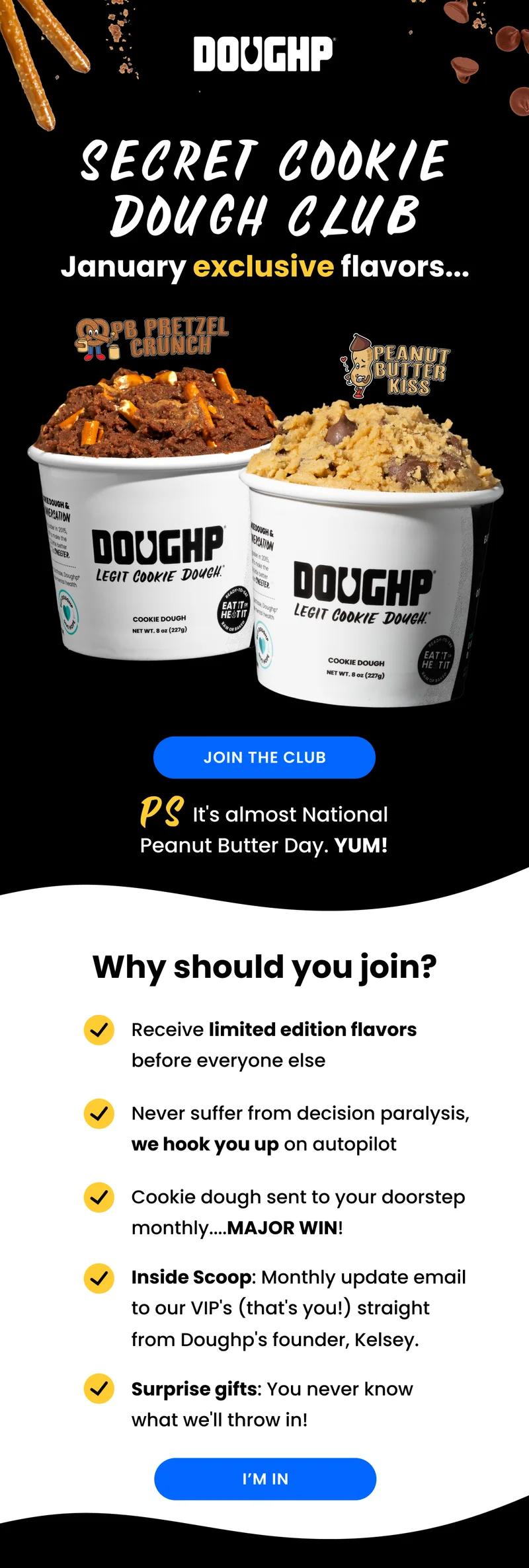edible cookie dough subscription