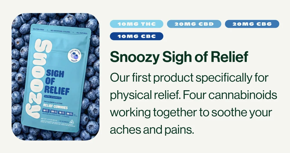 SNOOZY SIGH OF RELIEF
