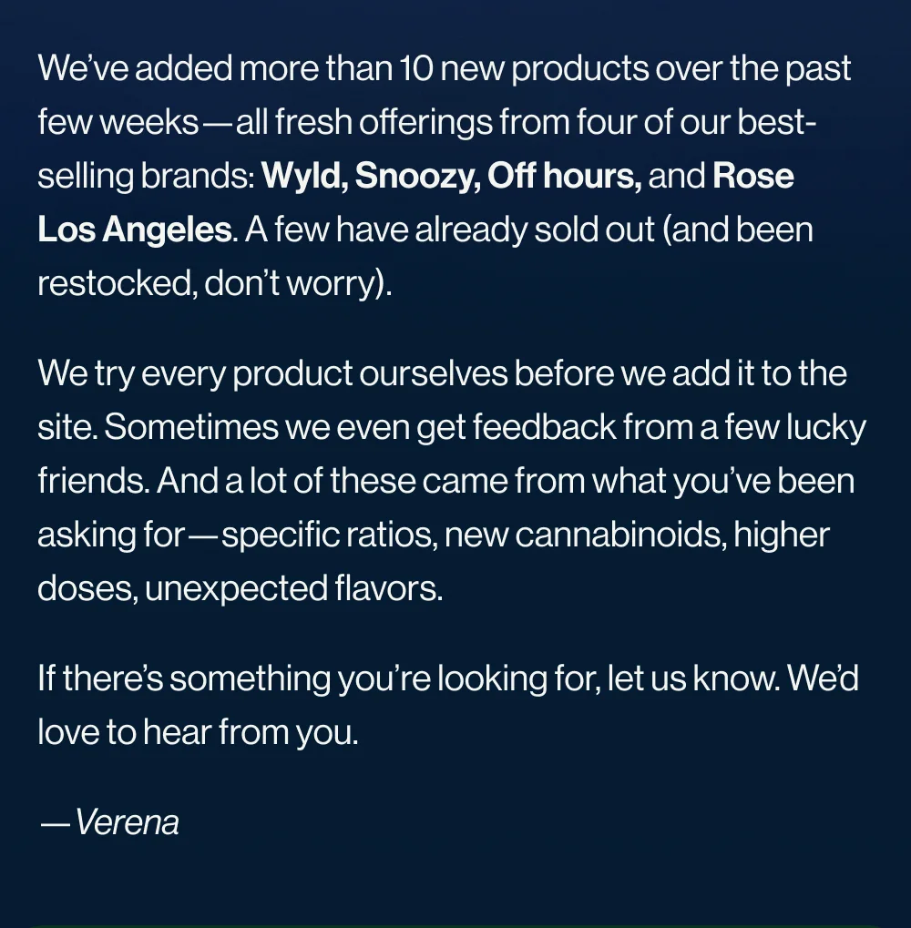 WE'VE ADDED MORE OF WHAT YOU LOVE