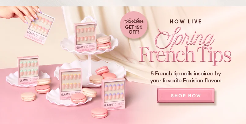 Shop our newest Spring French Tip Nails