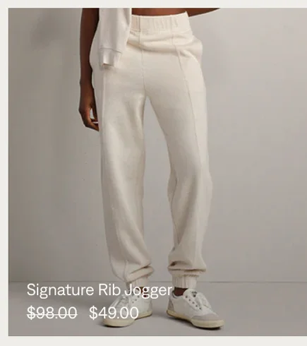 Signature Rib Jogger
