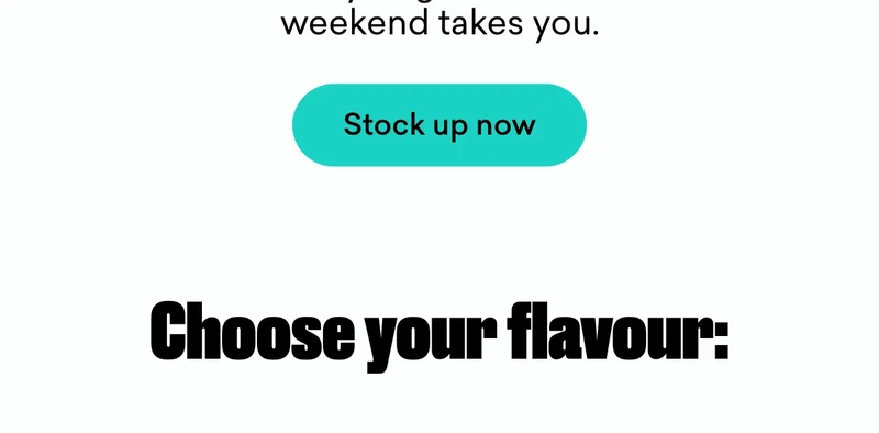Choose your flavour: