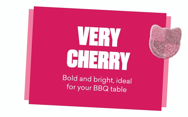Very Cherry – bold and bright, ideal for your BBQ table