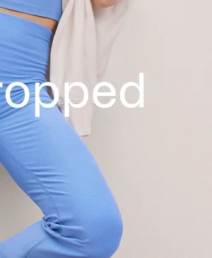 Spacedye Retro Cropped Pant in Flower Blue Heather