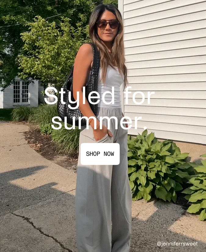 Styled for summer.