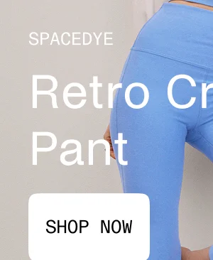 Spacedye Retro Cropped Pant in Flower Blue Heather