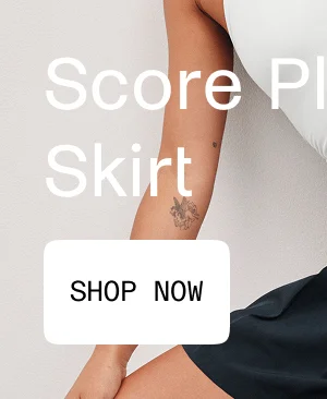 Score Pleated Skirt in Nocturnal Navy