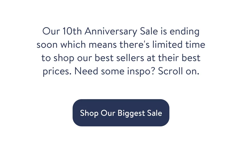 Shop our biggest sale