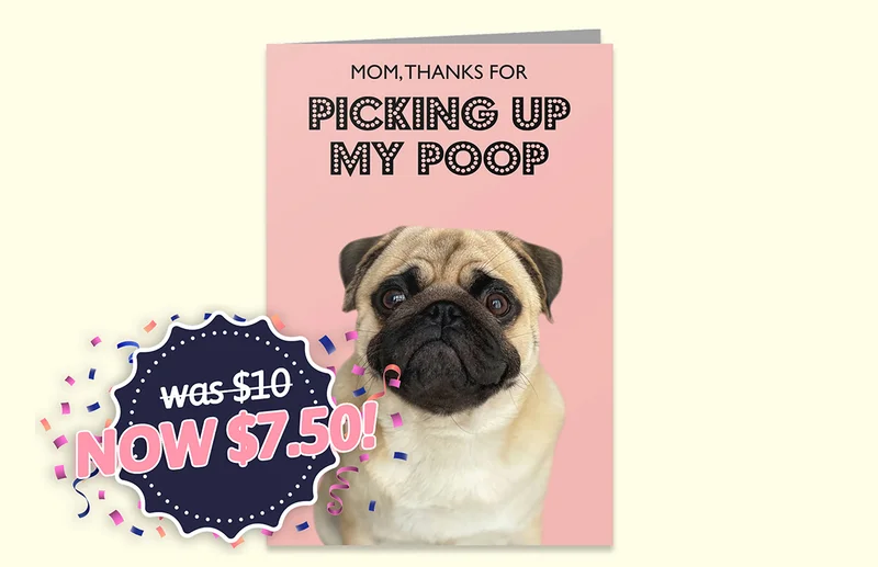Mother's Day Greetings Cards. was $10. NOW $7.50