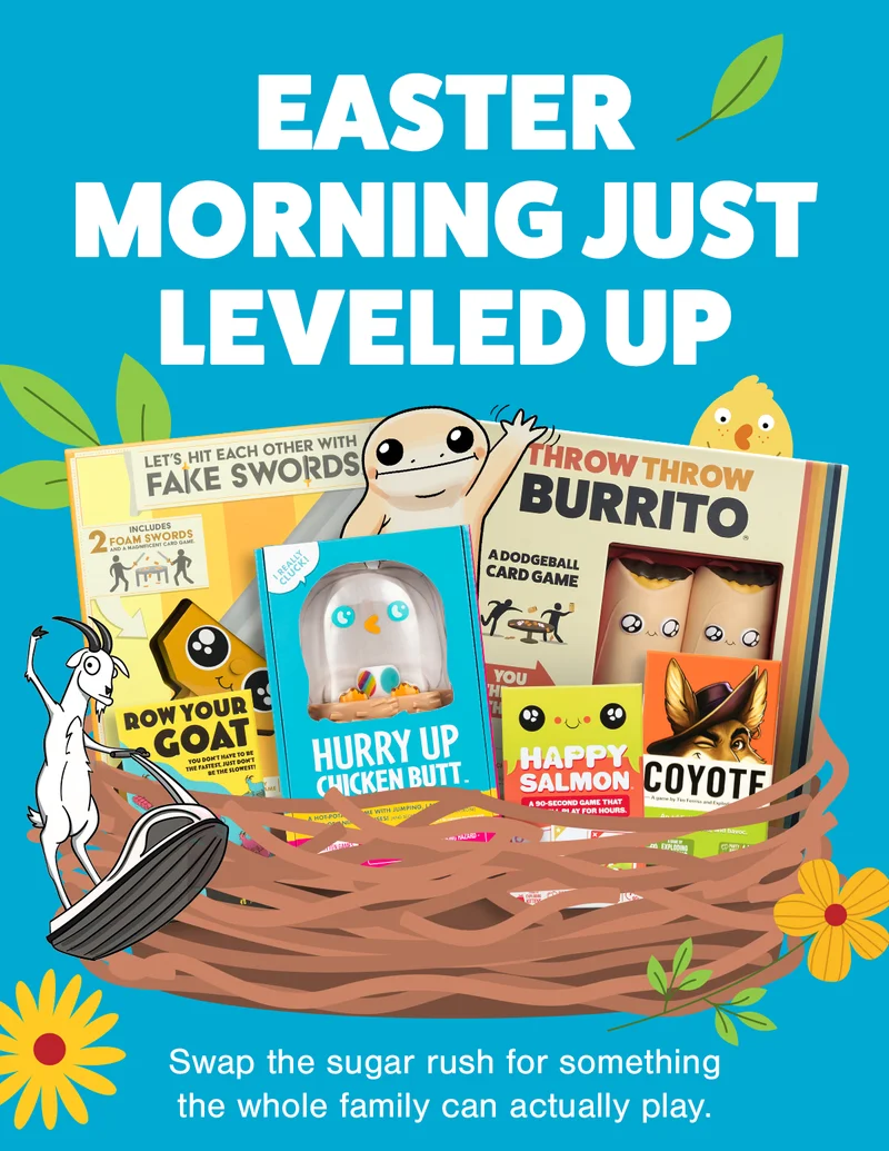 EASTER MORNING JUST LEVELED UP | Swap the sugar rush for something the whole family can actually play.