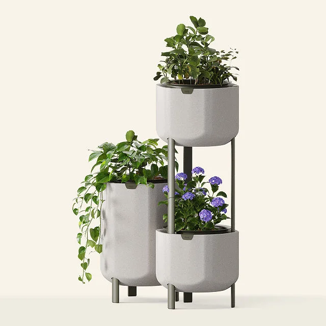 Stackable Self-Watering Recycled Planter