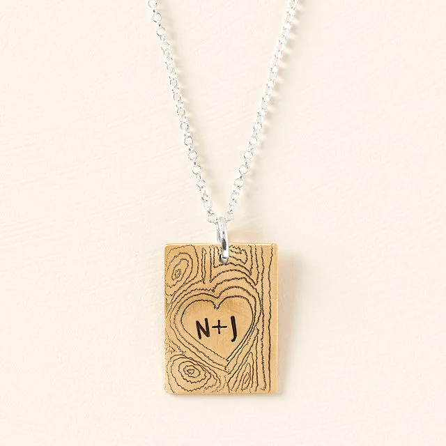 Carved with Love Necklace