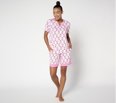 Cuddl Duds Smooth Jersey Dreaming on the Edge Pajama Set