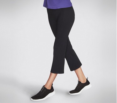 Skechers GOFLEX GoWalk High-Waist Slight Flare Crop Pants