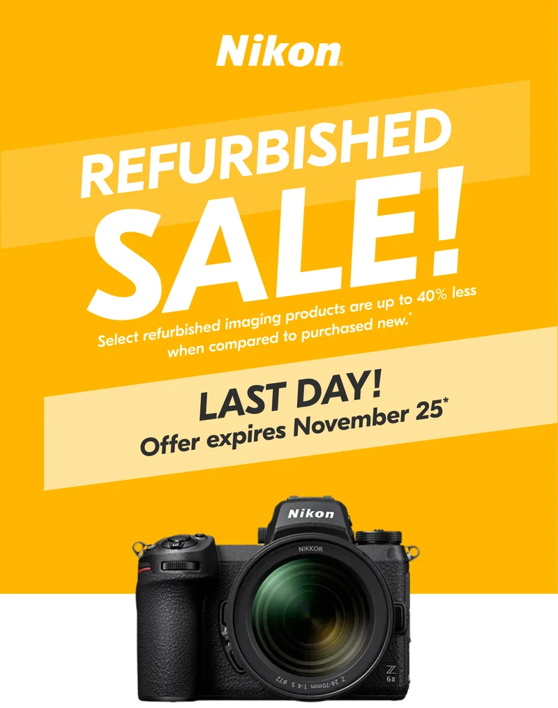 Nikon | Refurbished Sale! | Last Day!