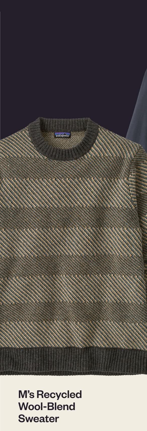 Men's Recycled Wool Blend Sweater