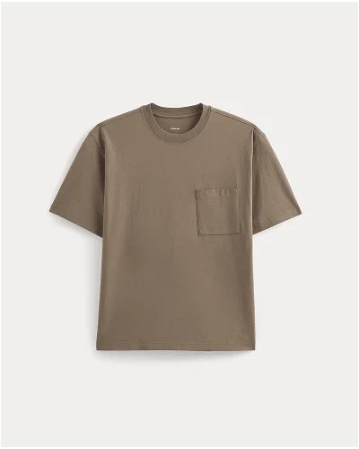 Image | Premium Weight Oversized Tee | Deep Taupe