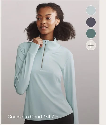 Course to Court 1/4 Zip