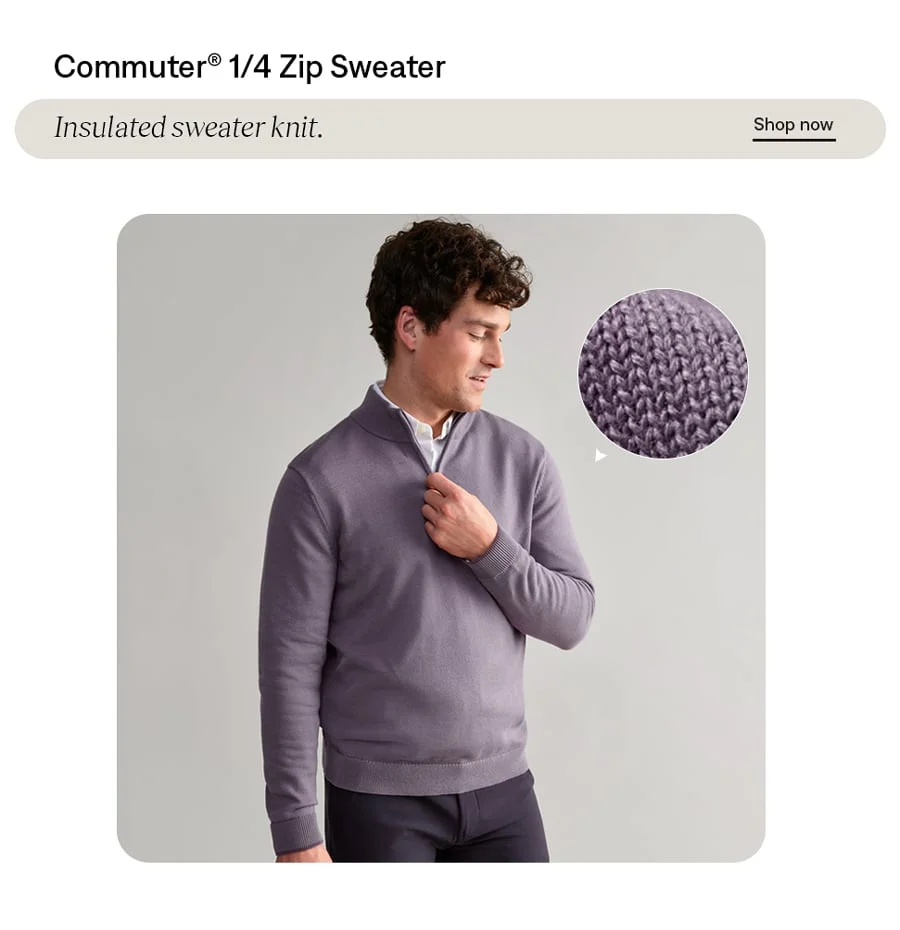 Commuter® 1/4 Zip Sweater
