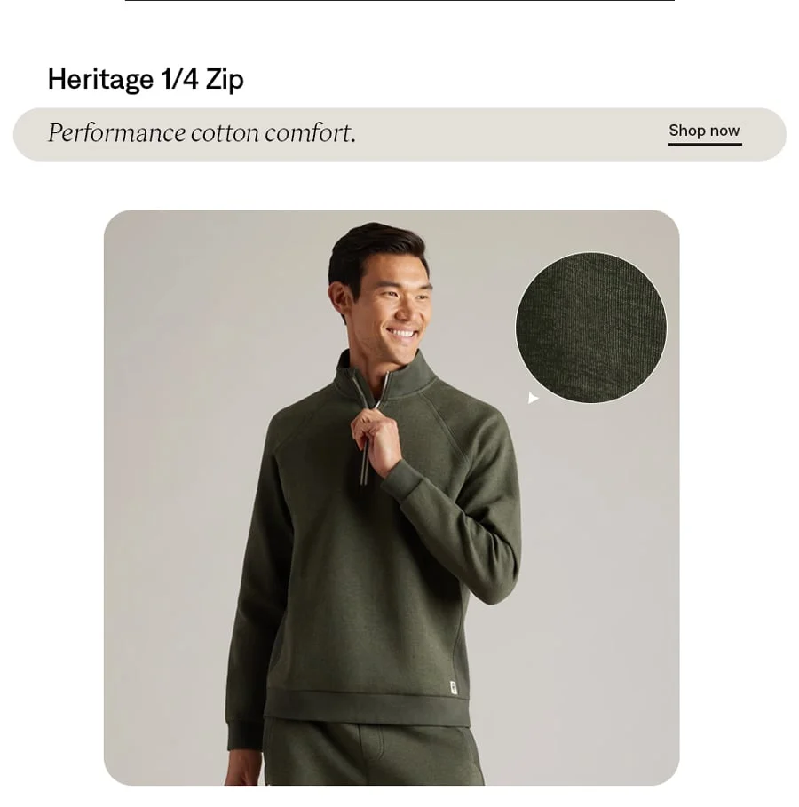 Heritage 1/4 Zip