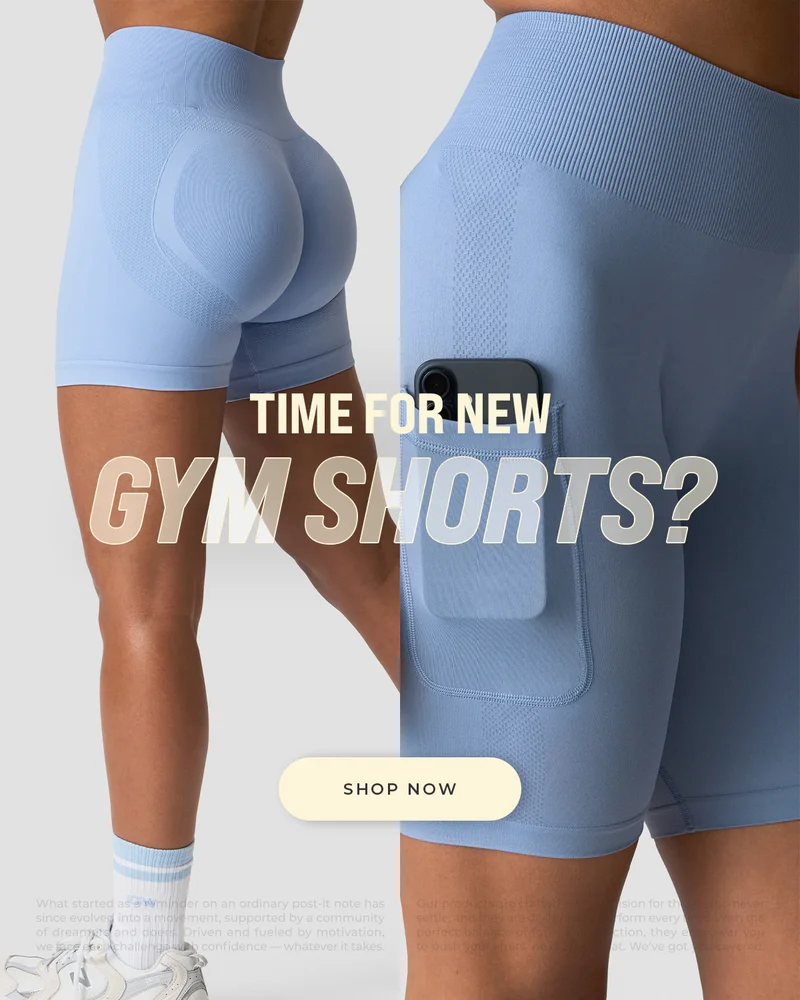 TIME FOR NEW GYM SHORTS?