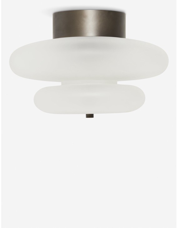 Miru Flush Mount Light by DISC Interiors-Bronze / 24"W