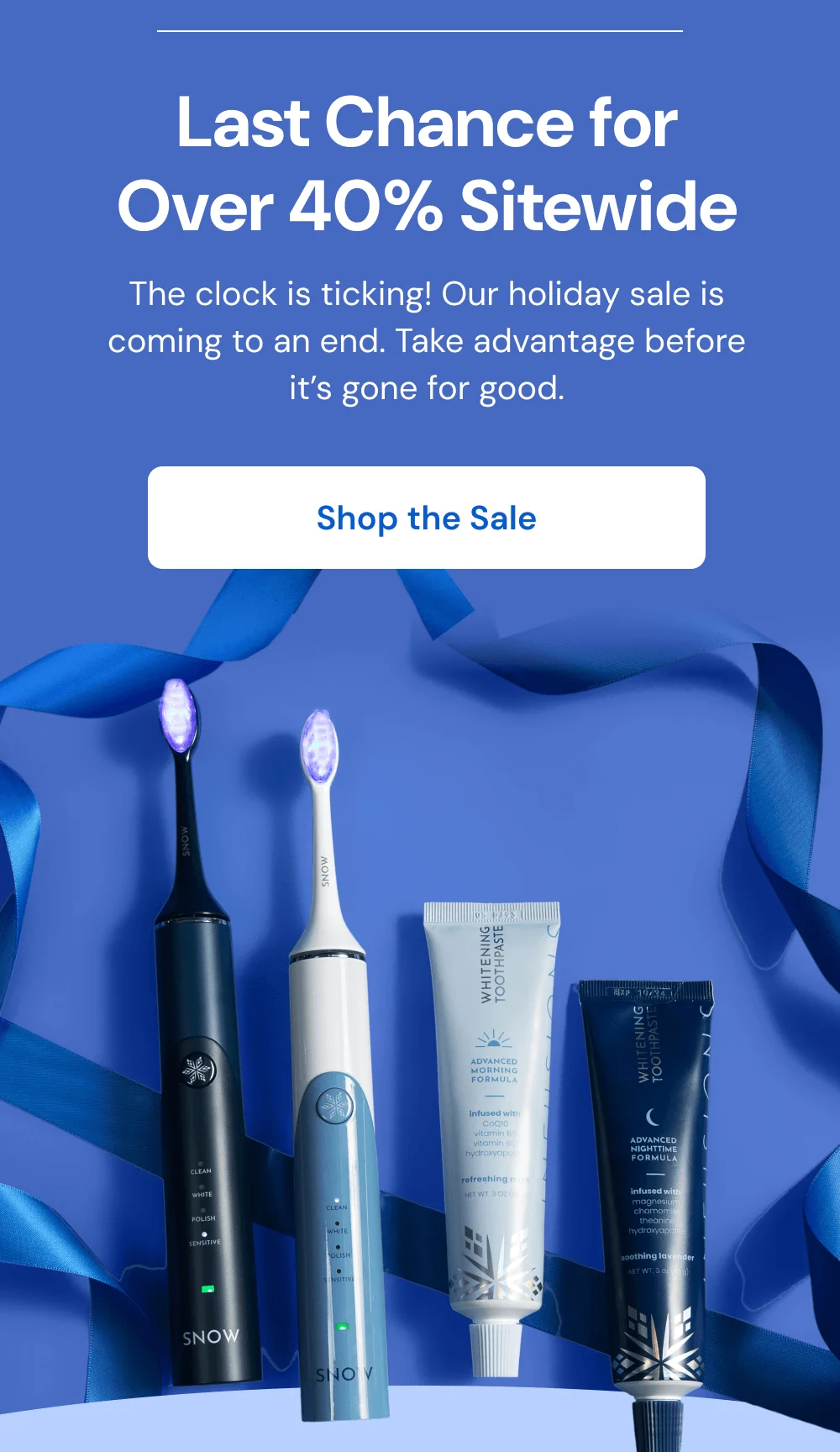 OVER 40% SITEWIDE