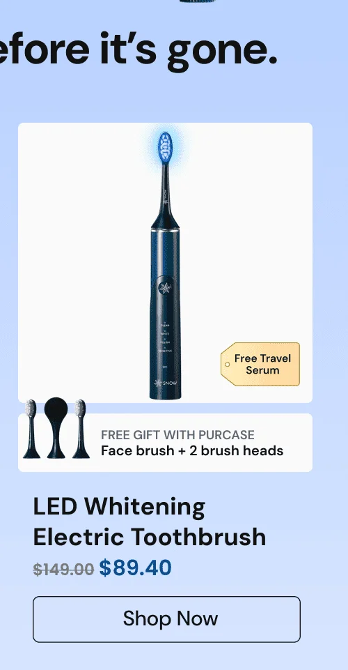 LED Whitening Electric Toothbrush [SHOP NOW]