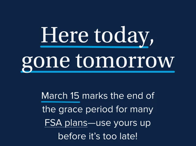 Here today, gone tomorrow
