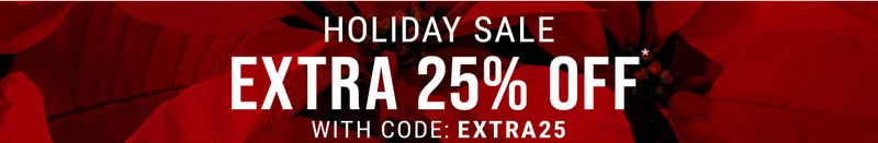 Holiday Sale Extra 25% Off* With Code : discount code