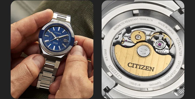 Showcasing the movement of the Series8 870 timepiece.