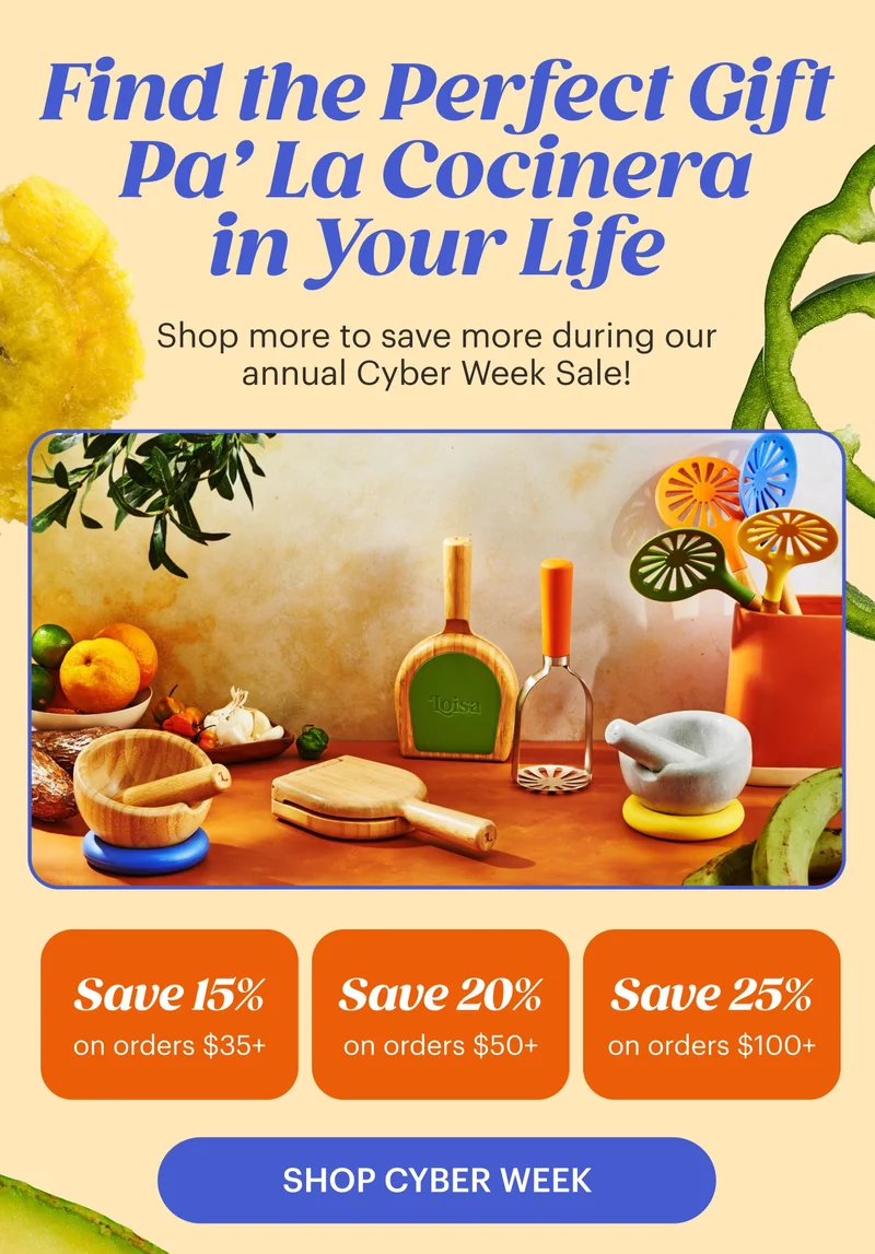 Find the Perfect Gift Pa’ La Cocinera in Your Life SHOP CYBER WEEK