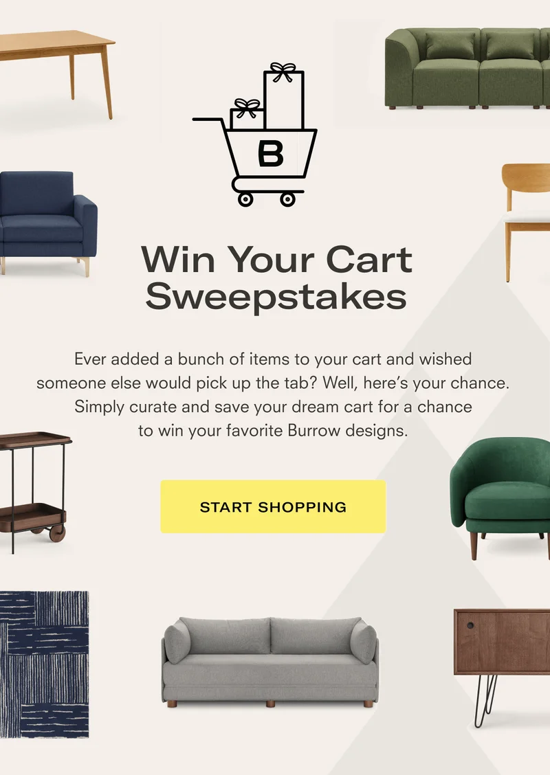 Burrow - Win Your Cart Sweepstakes