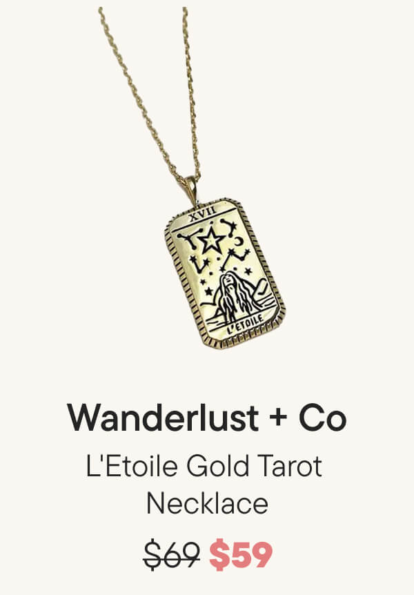 L'Etoile Gold Tarot Necklace